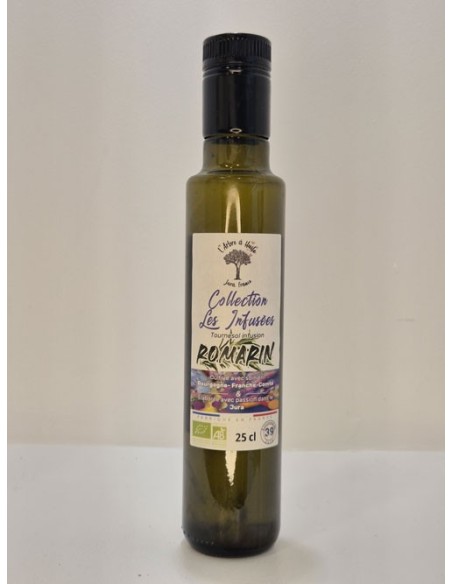Huile de Tournesol vierge BIO infusée au Romarin 250ml  L'ARBRE A HUILE
