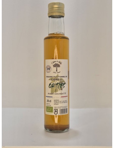 Vinaigre de Cidre BIO aux Orties L'ARBBRE A HUILE