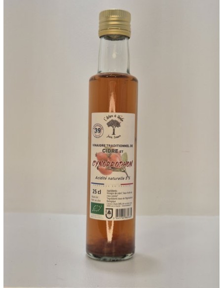 Vinaigre de Cidre BIO aux Cynorhodon L'ARBRE A HUILE