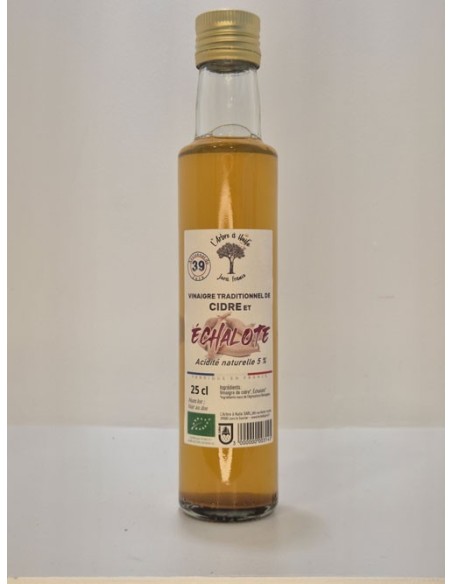 Vinaigre de Cidre BIO aux Échalotes L'ARBRE A HUILE