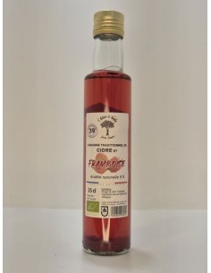Vinaigre de Cidre BIO aux Framboises L'ARBRE A HUILE