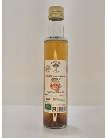 Vinaigre de Cidre BIO au Miel L'ARBRE A HUILE