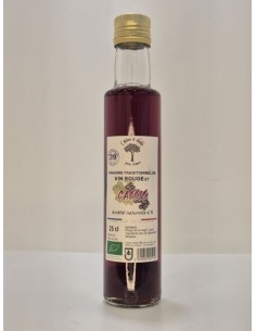 Vinaigre de Vin Rouge BIO au Cassis L'ARBRE A HUILE
