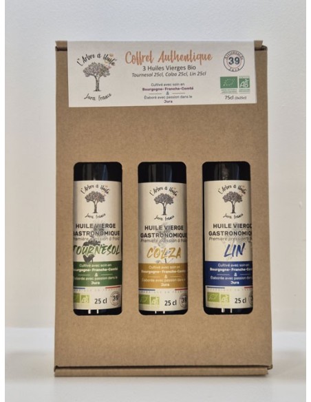 Coffret Authentique 3 Huiles 3 x 250ml L'ARBRE A HUILE