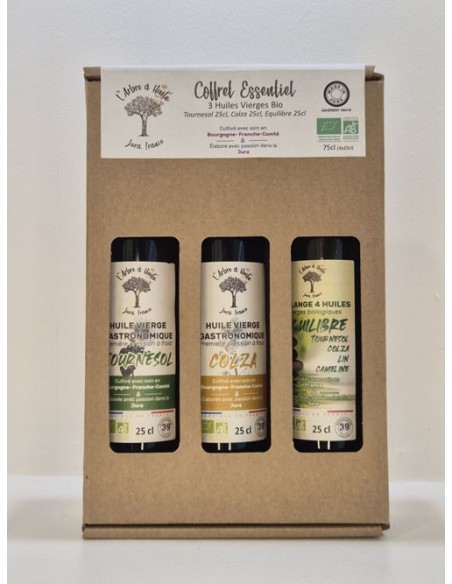Coffret Essentiel 3 Huiles 3 x 250ml L'ARBRE A HUILE