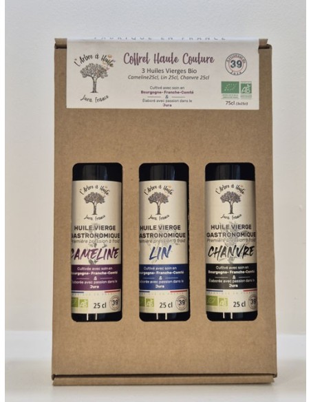 Coffret Haute Couture 3 Huiles 3 x 250ml L'ARBRE A HUILE