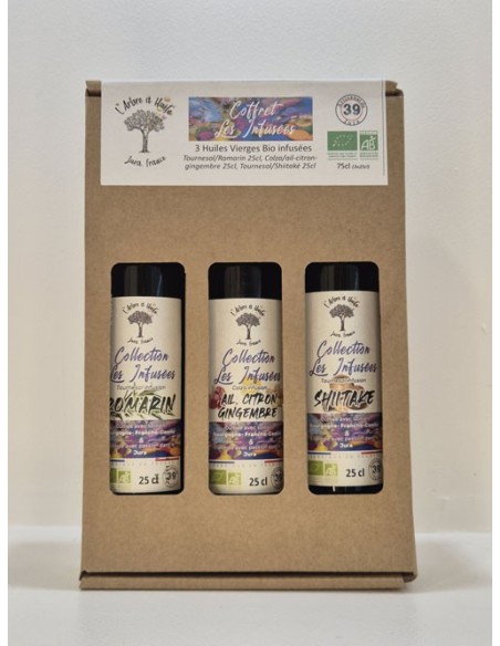 Coffret Les Infusées 3 x 250 ml L'ARBRE A HUILE