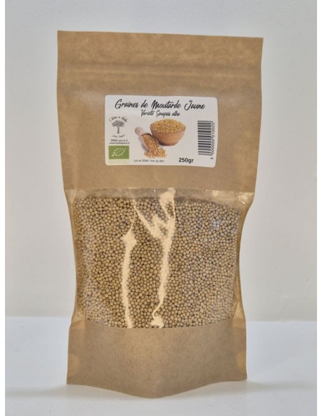 Farine de Moutarde Jaune 250 gr L'ARBRE A HUILE