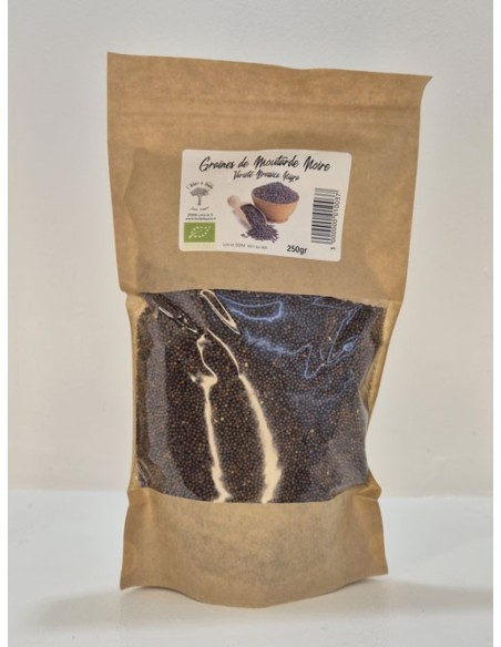 Graines de Moutarde Noire 250 gr L'ARBRE A HUILE