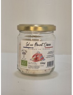 Sel au Piment d'Oiseau 150 gr L'ARBRE A HUILE