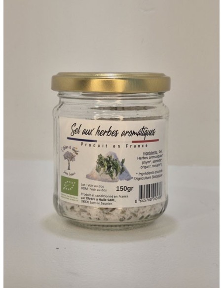 Sel aux Herbes Aromatiques 150 gr L'ARBRE A HUILE