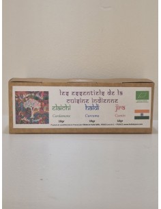 Coffret 3 Épices Cardamone Curcuma Cumin 37 gr  L'ARBRE A HUILE 2