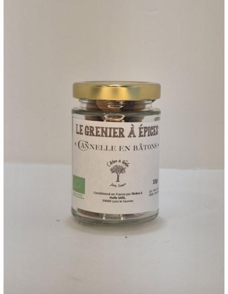 Épice Cannelle en Bâtons 10 gr L'ARBRE A HUILE