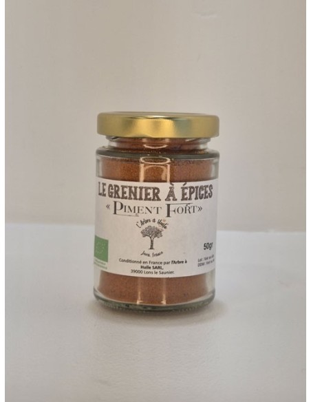 Épice Piment Fort 50 gr L'ARBRE A HUILE