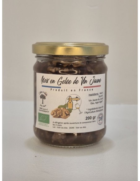 Noix en Gelée de Vin Jaune 200 gr L'ARBRE A HUILE
