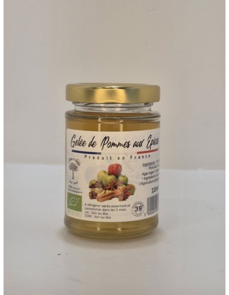 Gelée de Pommes aux Épices 110ml L'ARBRE A HUILE
