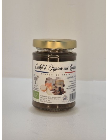 Confit d'Oignons aux Raisins 110ml L'ARBRE A HUILE