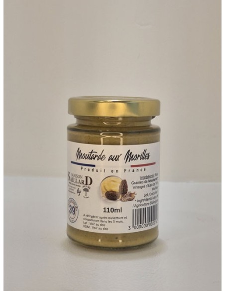 Moutarde aux Morilles BIO 110ml L'ARBRE A HUILE