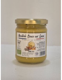 Moutarde Douce aux Épices 200ml L'ARBRE A HUILE