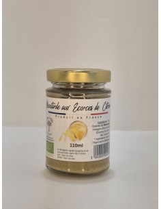 Moutarde aux Écorces de Citron 110ml L'ARBRE A HUILE