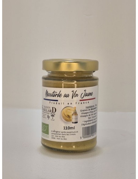Moutarde au Vin Jaune 110ml L'ARBRE A HUILE