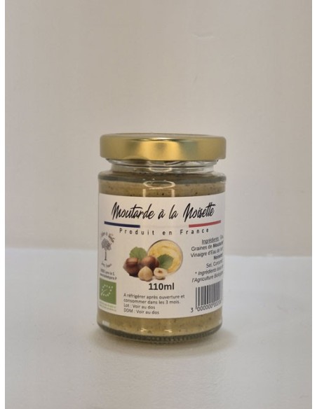 Moutarde aux Noisettes 110ml L'ARBRE A HUILE