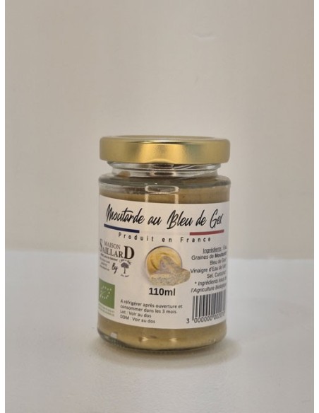 Moutarde au Bleu de Gex 110ml L'ARBRE A HUILE