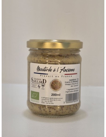 Moutarde à l'Ancienne 200ml L'ARBRE A HUILE