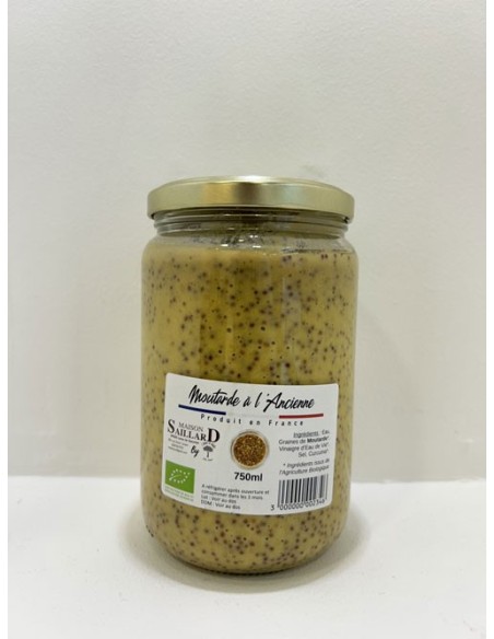 Moutarde à l'Ancienne 750ml L'ARBRE A HUILE