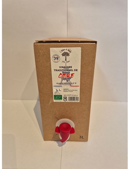 Bag in box 3L - Vinaigre de cidre BIO