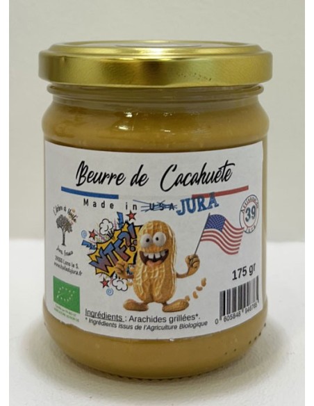 Beurre de Cacahuète 175gr  L'ARBRE A HUILE
