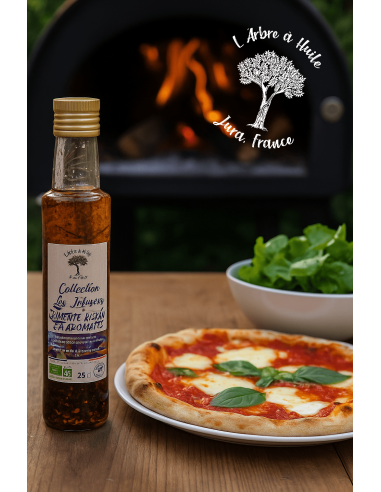 Huile de Colza vierge BIO infusée au Piment et Aromates Jurassiens ...