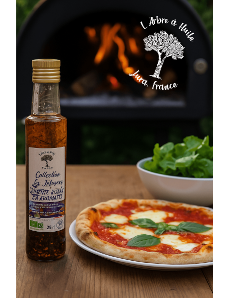 Huile de Colza vierge BIO infusée au Piment et Aromates Jurassiens ...