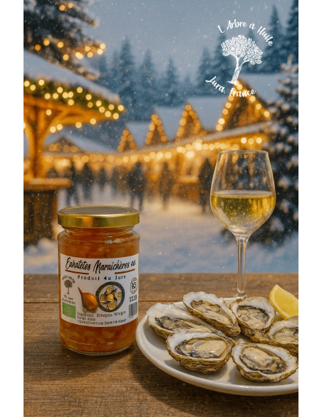 Echalotes Maraîcheres au Vinaigre Bio 110ml pour Huitres