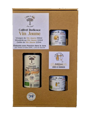 Coffret Dédicace Vin Jaune Bio