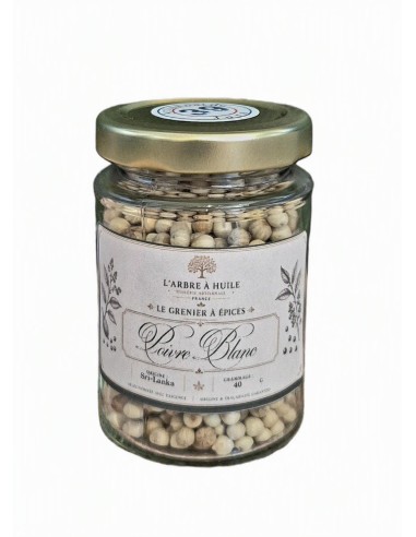 Poivre Blanc Bio Sélection l'Arbre à Huile 50gr Issu de l'agricultu...