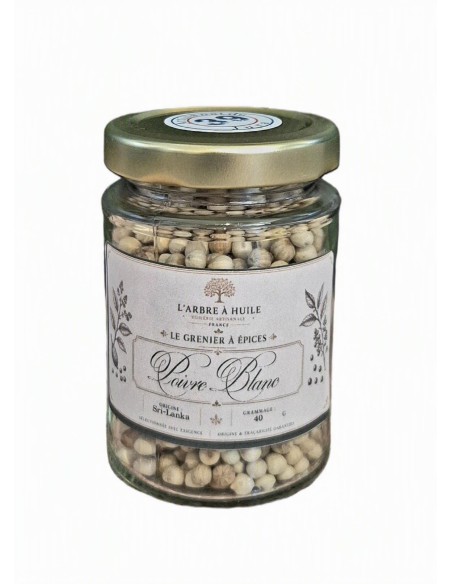 Poivre Blanc Bio Sélection l'Arbre à Huile 50gr Issu de l'agricultu...