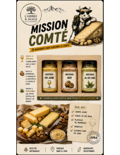 Coffret 3 moutarde bio Mission comte l'Arbre à Huile 2