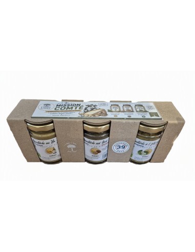 Coffret 3 moutarde bio Mission comte l'Arbre à Huile