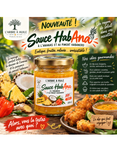 Sauce nappante exotique à l'ananas et au piment habanero Bio 200ml ... 2