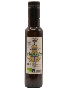 Vinaigre Balsamique BIO à la Bergamote L'ARBRE A HUILE