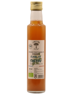 Vinaigre de Cidre BIO à la Fleur de Sureau L'ARBRE A HUILE