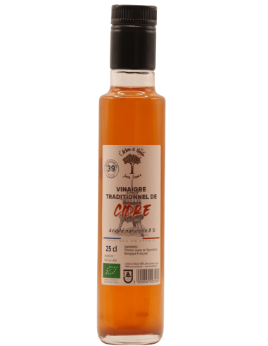 Vinaigre de cidre BIO 25cl