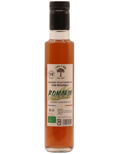Vinaigre de Vin Rouge BIO au Romarin L'ARBRE A HUILE