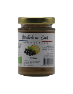 Moutarde aux Cassis 110ml L'ARBRE A HUILE