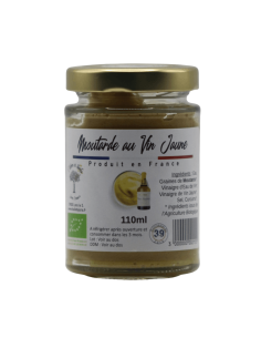 Moutarde au Vin Jaune 110ml L'ARBRE A HUILE