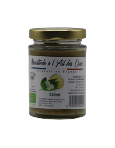 Moutarde à l'Ail des Ours 110ml L'ARBRE A HUILE