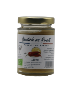 Moutarde aux Piments 110ml L'ARBRE A HUILE