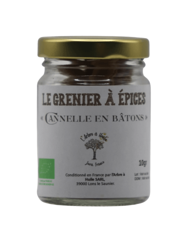 Épice Cannelle en Bâtons 10 gr L'ARBRE A HUILE