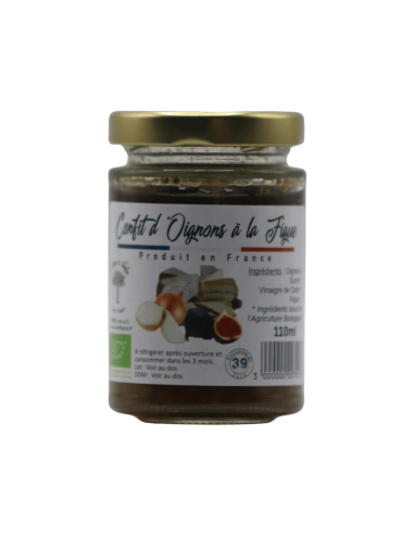 Confit d'Oignons à la Figue 110ml L'ARBRE A HUILE